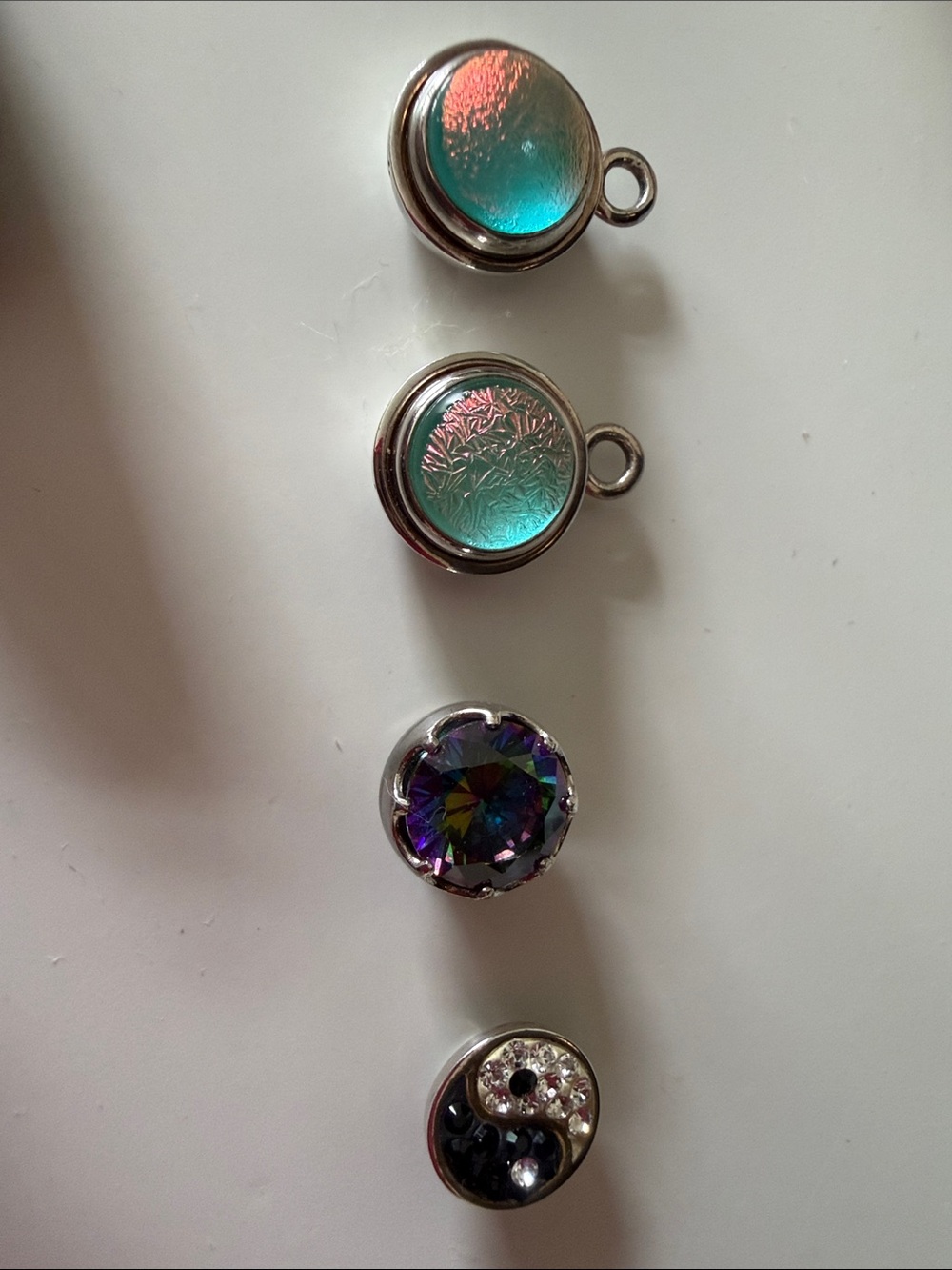 Kameleon Blue Gem compartment with 4 gems (2 earrings)